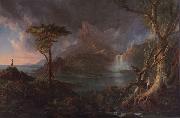 Thomas Cole A Wild Scene (mk13) oil painting reproduction